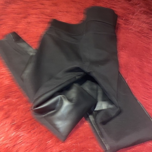 Club Monaco Tasha faux leather pull on Fit leggings Sz 8 - Picture 11 of 13